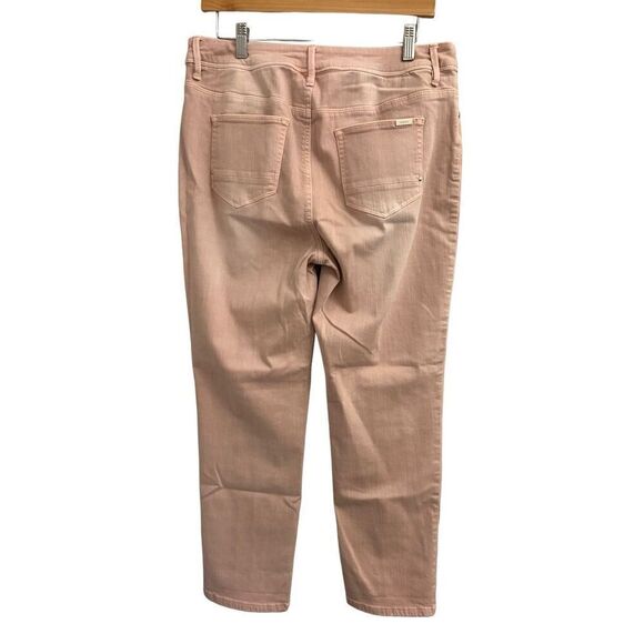 Chico's Cropped Jeans So Slimming Pink size 1 - Picture 2 of 8